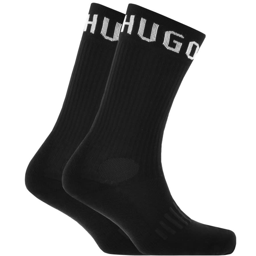 Alternative Image for ProductBOSS Two Pack Socks Black1